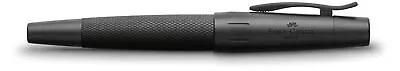 Faber-Castell E-Motion Fountain Pen Medium Nib (M) Pure Black (FC148620) • $114