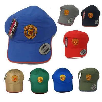 Manchester United Baseball Cap Fully Adjustable One Size Red Green Blue Black • £5.99