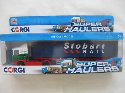 Corgi Super Haulers 1:64 Ty86650 Eddie Stobart Skeletal Container Stobart Rail • £8