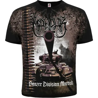 Marduk Panzer Division Marduk Black T-Shirt Full Print Mayhem Bathory • $29.88