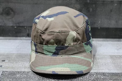 Vintage US Army BDU Camouflage Hot Weather Patrol Cap Hat Adult 7 1/8 • $9.37