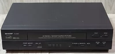 Sharp VC-A560 4-Head Sharp Super Picture S-VHS Quasi VCR  No Remote TESTED • $59.95