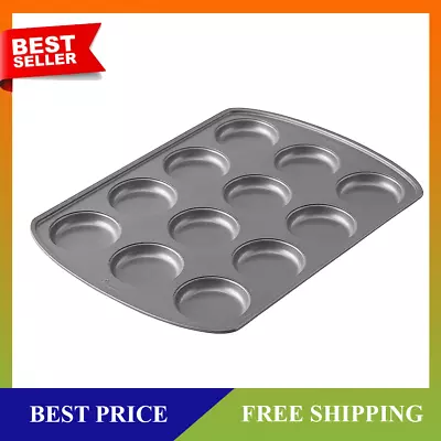 Muffin Top Pan Perfect Results Premium Non-Stick Bakeware 12-cup Steel • $31.19