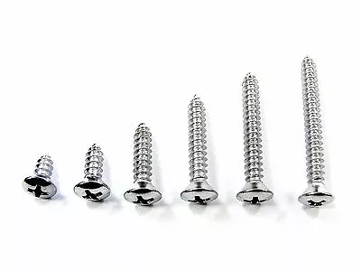 $24.65 • Buy Ford Truck Chrome #8 Oval Head Trim Screws- 3/8  To 1-1/2  Long 150pcs 25ea #345