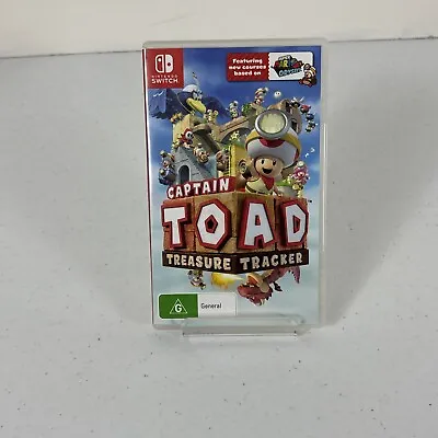 Nintendo Switch Game Captain Toad Treasure Tracker *case Only* • $9.99