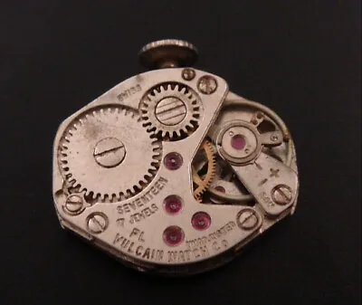 Vintage Mid-Century Ladies Vulcain Wrist Watch Movement • $49.95