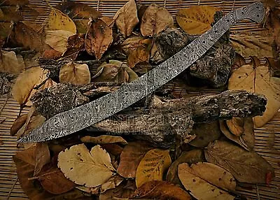 HUNTEX Custom Damascus Steel 715mm Scimitar Fantasy Movie DIY Blank Sword Making • $83.64