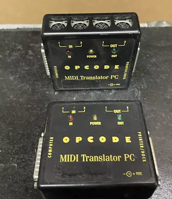 Opcode MIDI Translator PC Exapndable 2 In 2 Out 32-Channel MIDI Interface USED • $30