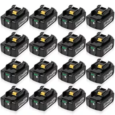 10x 18V LXT Li-Ion Battery For Makita BL1840 BL1830 BL1850 BL1860 Cordless Drill • £177.99