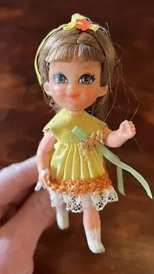 Vintage Mattel Liddle Kiddles Walking Sheila Skediddle Doll #3765 • $15