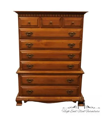 SPRAGUE & CARLETON Solid Hard Rock Maple Colonial Early American 42  Chest On... • $637.99