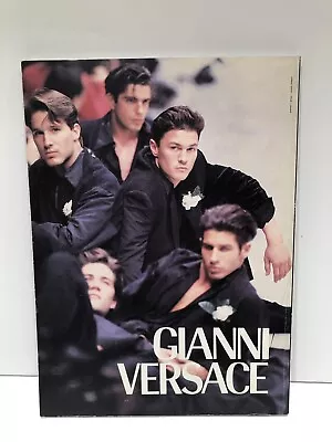 Gianni Versace Collezione Uomo Autunno Inverno Catalog 1990-91 • $150