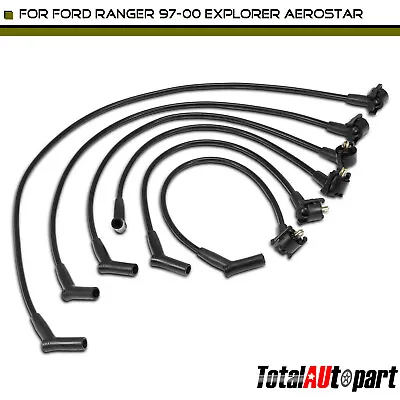 $32.99 • Buy 6x Spark Plug Wire Sets For Ford Aerostar 1997 Explorer Ranger 1997-2000 V6 4.0L