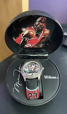 Vintage 1997 Michael Jordan #23 Avon Wilson Chicago Bulls Watch In Case • $39.95