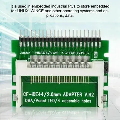CF Card Compact Flash Card To 2.5  Male IDE 44Pin LED PCB Converter Adapter~~ • £2.08