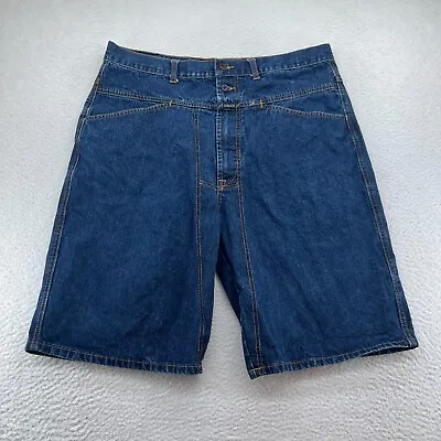 Marithe Francois Girbaud Shorts Mens 38 Blue Authentic Fit Brand X Baggy 38x11 • $36.94