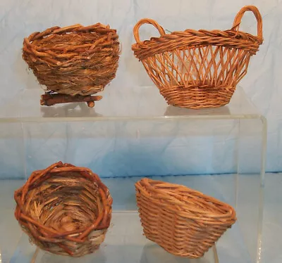 Vintage Miniature Baskets II Lot Of 4 No Res • $4.99