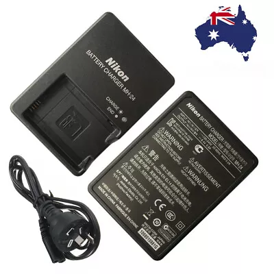 MH-24 Battery Charger For Nikon D3100 D3200 D5100 D5200 D5300 D5500 • $19.99