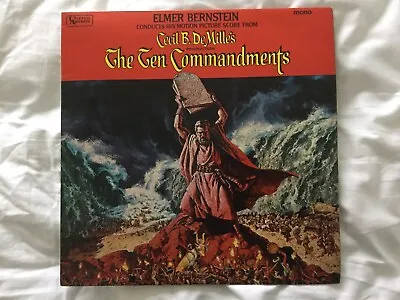 £25 • Buy The Ten Commandments  Ost 1966 Lp Laminated Flipback Mono Elmer Bernstein 