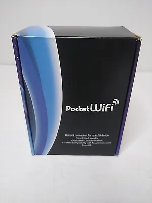 ZTE POCKET WIFI ZTEMF975HS SPRINT 4G LTE MOBILE Hotspot 1.2GHz Processor NIB • $19.99