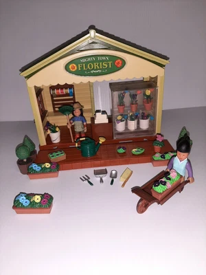 $23 • Buy Mighty World Town Life Florist Flower Shop,  Almost Complete, Rare