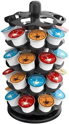 40 Keurig K Cup Holder Coffee Pod Carousel Stand Storage Organizer Display Blac • $25.95