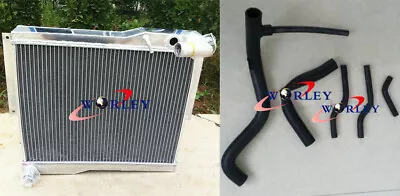 Full Aluminum Radiator FOR MG MGB GT / ROADSTER 1.8L 1977-1980 MT + BLACK HOSES • $166