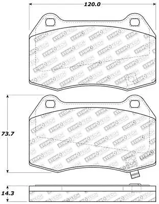 StopTech Performance Fits 02-07 350z/G35 W/ Brembo Front Brake Pads • $132.99