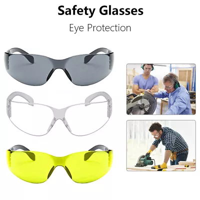 Safety Glasses Spectacles Eye Protection Goggles Eyewear Dental Work Outdoor New • $10.29