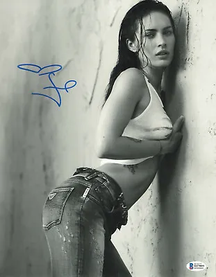 Sexy Megan Fox Signed Autograph 11x14 Photo - Transformers Beckett Bas 41 • $226.41