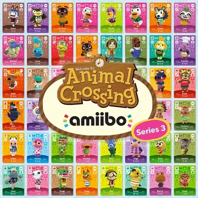$2 • Buy Animal Crossing Amiibo Cards - Series 1 #201-300 (Authentic)