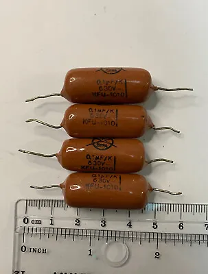 4X Vintage Iskra Capacitor 01uf 630V KFU Marshall • $74