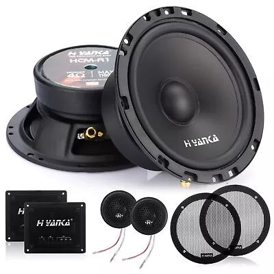 HYANKA 6.5 Component Car Speakers 550W  Audio 4 Ohms Stereo Door Speakers • $159.90