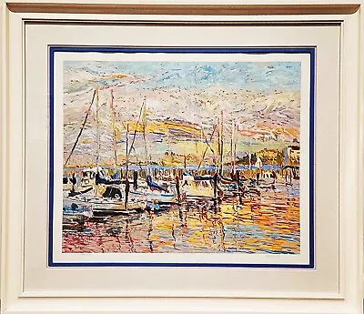 Marco Sassone  Pier Thirty Nine  Serigraph Signed And Numbered Circa 1987 • $395