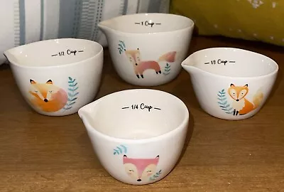 Vintage Styled Graphics Fox Nesting Measuring Cups • $24.99