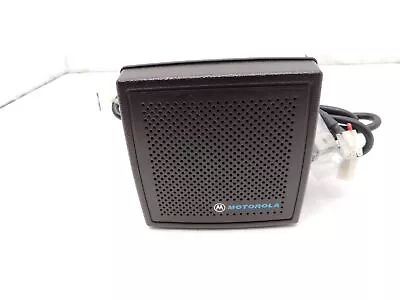 New Open Box Motorola HSN1006A 6W 12V Amplified Radio Speaker W/ Bracket & Cable • $39.99