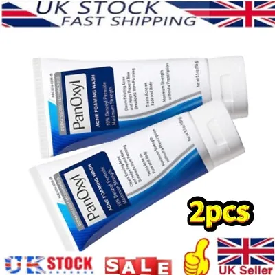 2pcs New Acne Foaming Wash Face & Body 156g Peroxide All Skin Types 5.5oz UK • £14.99