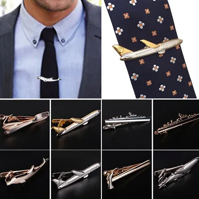 Metal Men Tie Clip Bar Necktie Pin Clasp Clamp Wedding Party Father Day Party • $4.18