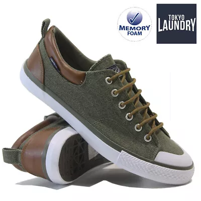 £12.95 • Buy Mens Lace Up Casual Canvas Espadrilles Pumps Shoes Gym Plimsolls Trainers Size 