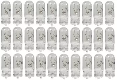 194 .27A 14V Low Voltage T-3 1/4 Mini Wedge Base Miniature Bulb - 30 PACK • $13.57