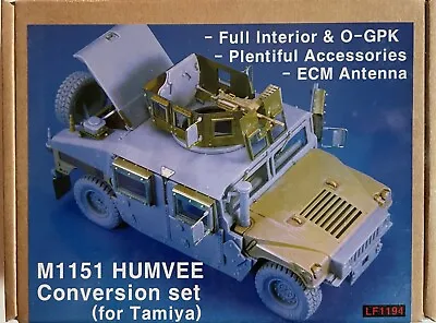 Legend 1194 M1151 HUMVEE Conversion Set (for Tamiya) Full Interior 1/35 Resin • $76