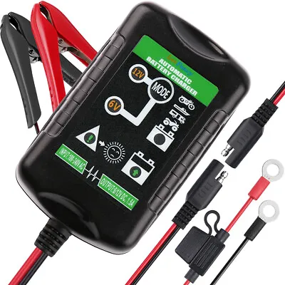 Battery Charger Maintainer Trickle 6V 12V 1.5A Car Automatic Motorcycle Truck • $30.99