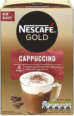 £2.33 • Buy Nescafé Gold Cappuccino Instant Coffee, 8 X 15.5g