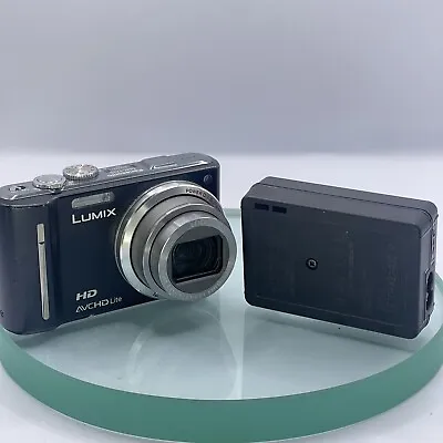 Panasonic LUMIX DMC-TZ10 12.1MP Digital Camera-Black Fungus On Lens TESTED#753 • £40