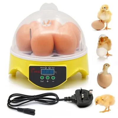 Digital Egg Incubator Chicken Hatcher Semi Automatic Manual Temperature Control • £20.49