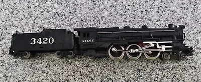 MiniTrix Trix AT&SF 4-6-2 Steam Engine Locomotive & 3420 Tender ~ N Scale • $75