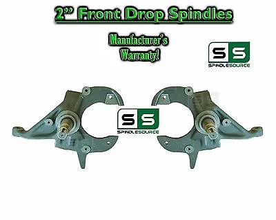 2  Drop Spindles FOR 82 - 05 Chevy S-10 S10 GMC S-15 82-97 Sonoma Blazer Jimmy • $138.84
