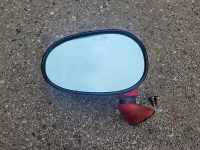 1990-1997 Mazda Miata Door Mirror Manual Drivers Left Side Red OEM • $74.99