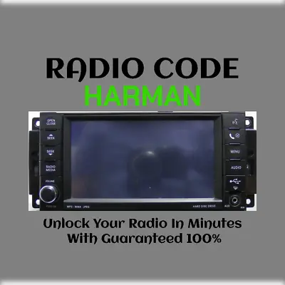ANTI-THEFT HARMAN RADIO CODE SERIES MyGIG NTG4 REN A STEREO PINCODE SERVICE • $3.99