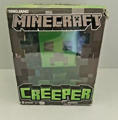 Minecraft Creeper Figure! Green Monster Vinyl Toy Jinx Mojang 6  Damage Box • $22
